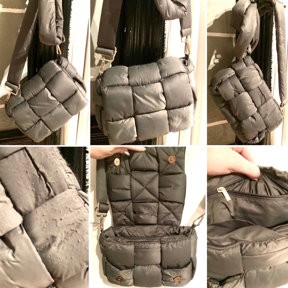 NOATD Grey/Blue Crossbody Handbag